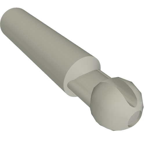 Technic Steering / CV Ball Joint, Cardan Ball with Cross Hole 3L (77590)