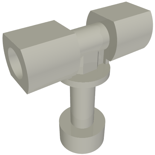 Bar T-Split with Hole (84868)