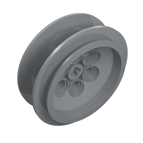 Wheel 43.2 x 18 with Flush Axle Stem (86652)