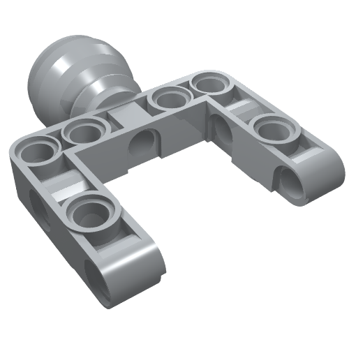 Technic Steering Ball Joint Large Open with C-Shape Pivot Frame (92910)