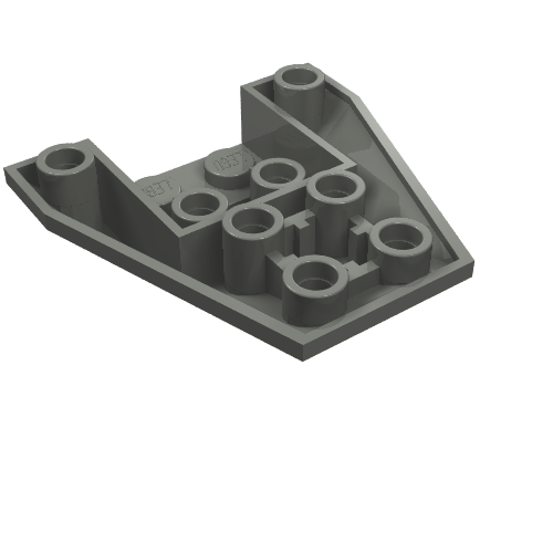 Brick Wedged, Sloped Inverted 4 x 4 Triple [4 Connections between Front Studs] (13349)