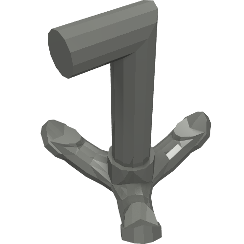 Tool Grappling Hook with 90° Shaft (15534)