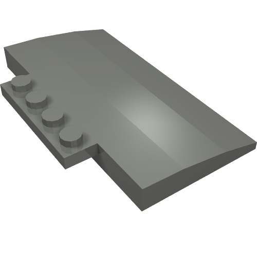 Brick Curved 5 x 8 x 2/3, 4 Studs on Top (15625)
