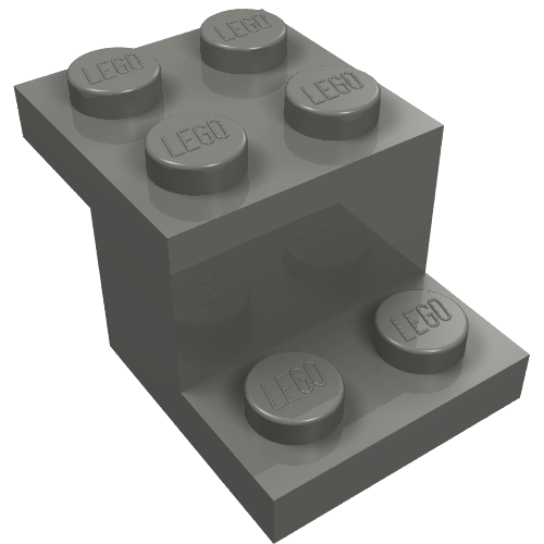 Bracket 3 x 2 x 1 1/3 with Pin Bottom (18671)