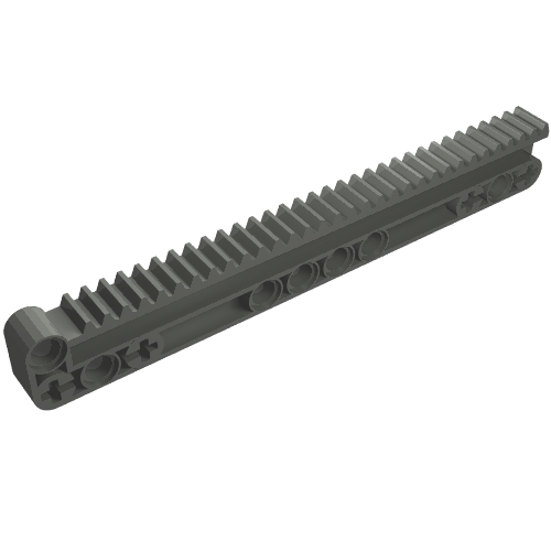 Technic Gear Rack 1 x 14 x 2 with Axle and Pin Holes (18942)