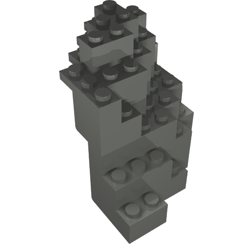Rock Brick 8 x 8 x 6 (23996)