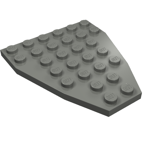 Wedge Plate 7 x 6 Boat Bow without Stud Notches