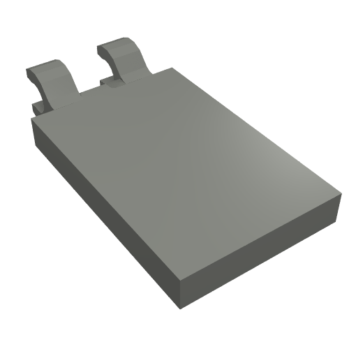 Tile Special 2 x 3 with 2 Clips [Thick Open O Clips] (30350b)