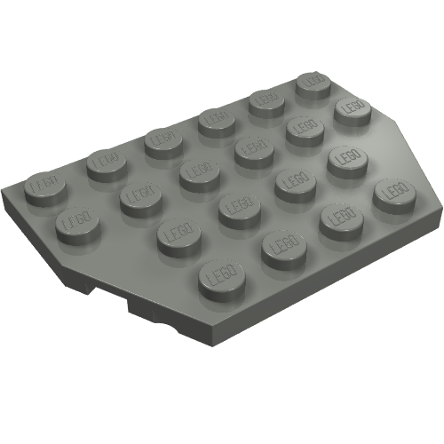Wedge Plate 4 x 6 Cut Corners (32059)