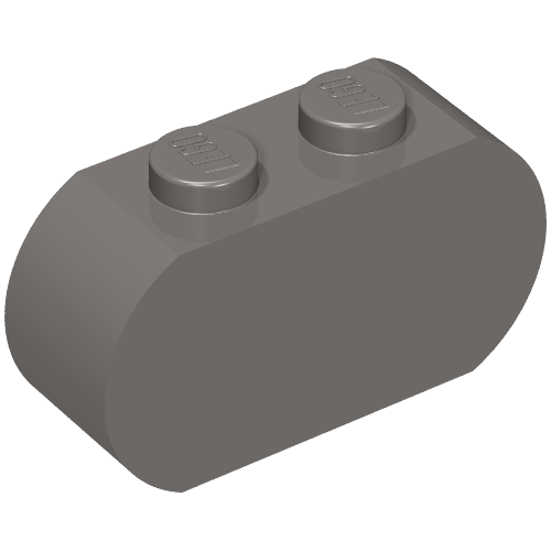 Brick Curved 3 x 1 Round Ends (35477)
