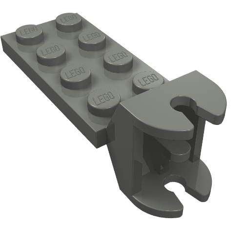 Hinge Plate 2 x 4 with Articulated Joint - Female (3640)