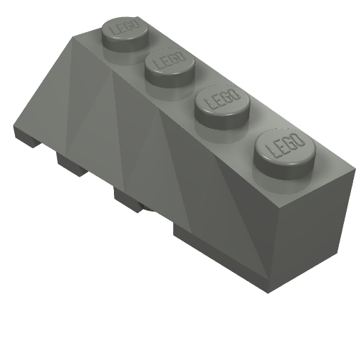 Brick Wedged, Sloped 45° 4 x 2 Right (43720)