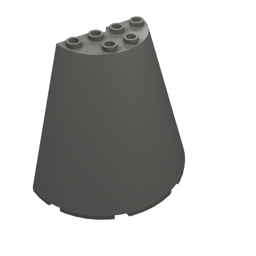 Cone Half 8 x 4 x 6 (47543)