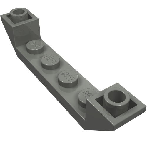 Brick Sloped Inverted 45° 6 x 1 Double with 1 x 4 Recessed (52501)