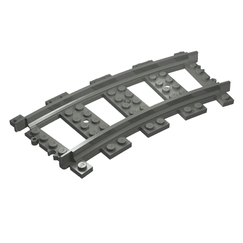 Vehicle Track, Train, Plastic (RC Trains) Curved (53400)