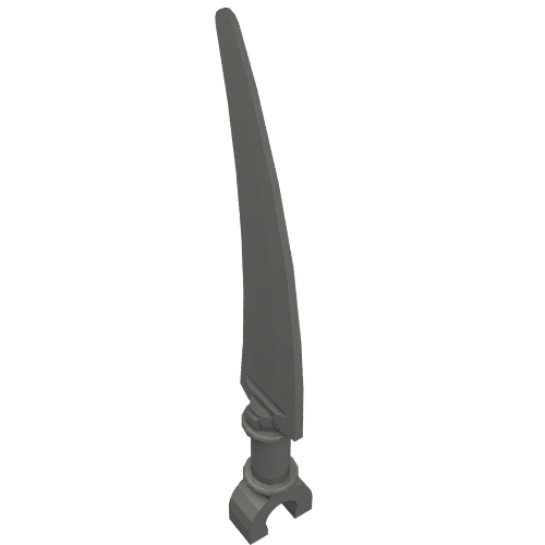 Weapon Sword Scythe Blade with Clip Pommel (59229)