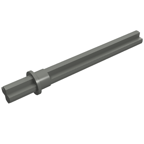 Technic Axle 5.5 with Stop [Rounded Short End] (59426)
