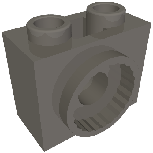 Brick Special 1 x 2 x 1 1/3 with Rotation Joint Socket (80431)