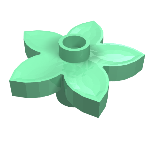 Duplo Plant, Flower with 1 Top Stud