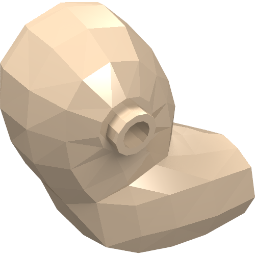 Arm, Bigfig, Right with Stud (28251)