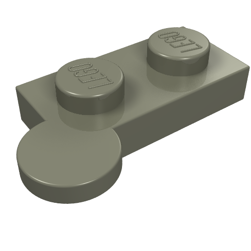 Hinge Plate 1 x 4 Swivel Top [Solid Pin]