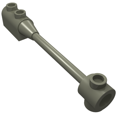Bar 1 x 8 with Brick 1 x 2 Curved Top End (Original, No Axle Holder) (30359a)