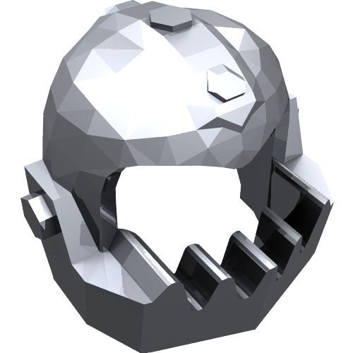 Helmet with Jagged Jaw (62697)