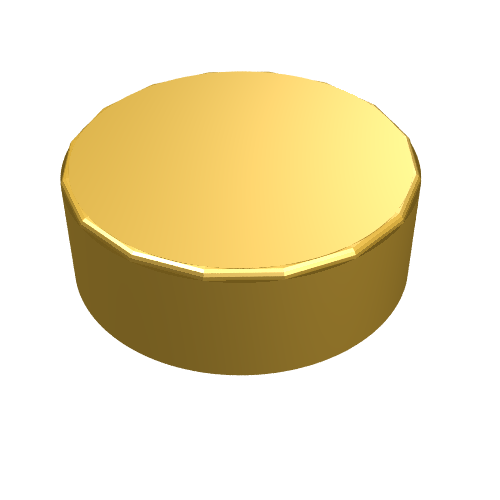 Tile Round 1 x 1