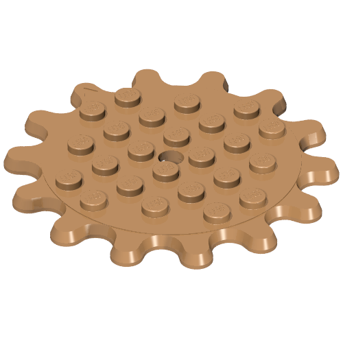 Plate Special 6 x 6 Splat Gear, 14 Teeth (35446)