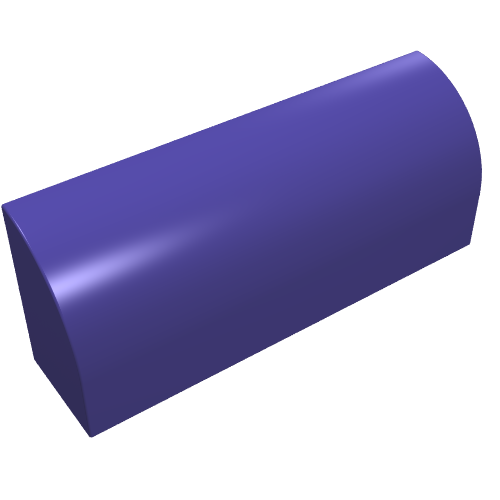 Brick Curved 1 x 4 x 1 1/3 No Studs, Lowered Inside Support