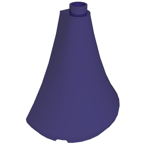 Duplo Building Roof Spire Half 4.5 x 2 x 4 (98238)
