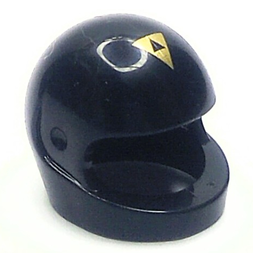 Helmet, Standard with Gold Triangle Blacktron Logo print