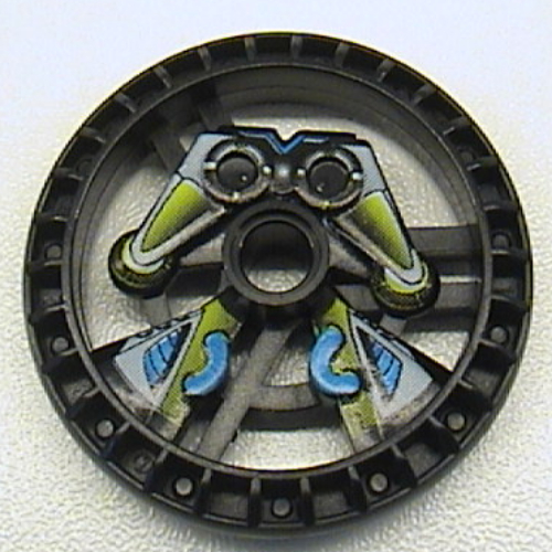 Technic Disc 5 x 5 Notched, Scout Print
