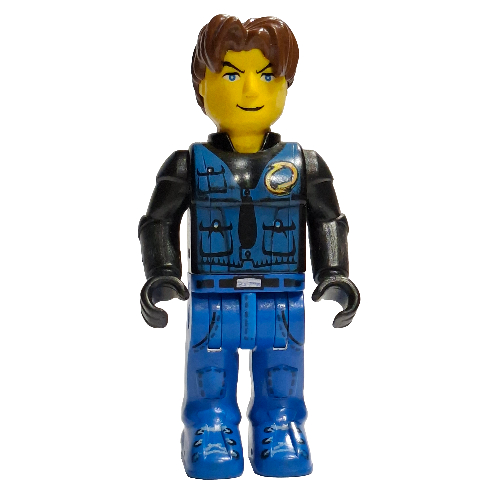 Juniors Midifig, Jack Stone with Black Jacket, Blue Legs and Blue Vest