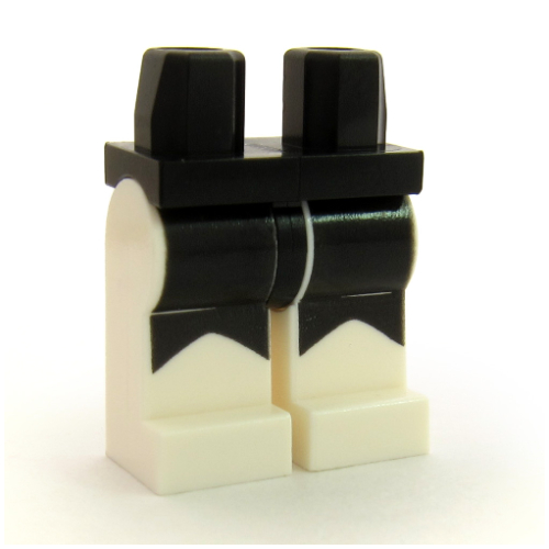 Hips and White Legs with Black Lapels Print