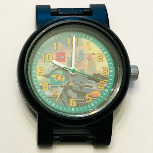 Watch Face with 'LEGO Nexo Knights' Logo and Aaron Print i farven Black