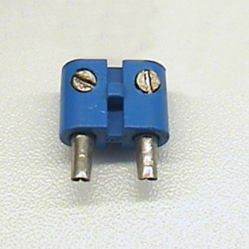 Electric Connector, 2 Way Male Rounded Narrow Type 2 with Hollow Pins