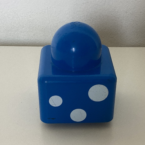 Primo Brick 1 x 1 x 1 with Three White Dots