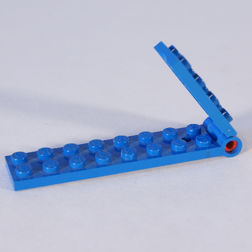 Hinge Plate 2 x 9 with Hole in between 4 Studs