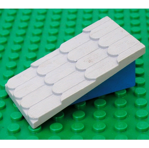 LEGO part Fabuland, Roof Support with Gray Roof Slope without Chimney Hole