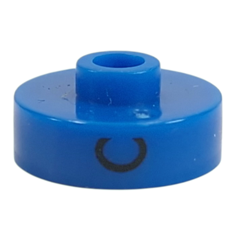 Pen Bead, Round Short, Flat Edge with 'C', '9', 'G' Print