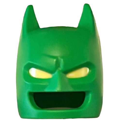 Mask, Batman Cowl with Bright Light Yellow Eyes pattern