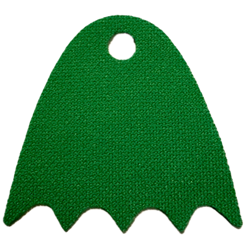 Neckwear Cape, Scalloped 5 Points, One Top Hole [Spongy Stretchable Fabric]