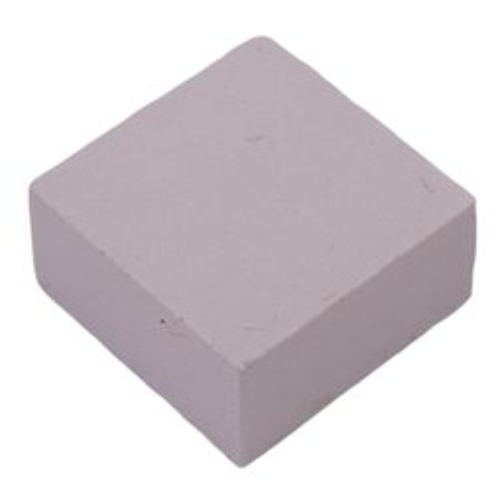 Modulex Tile 2 x 2 with Black '+' print, Black Internal Lining, No Dot