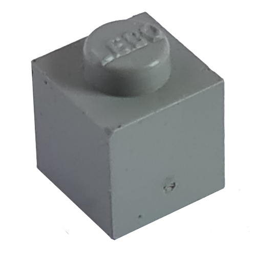 Modulex Brick 1 x 1 with LEGO on Stud