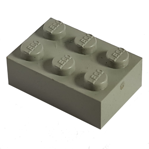 Modulex Brick 2 x 3 with LEGO on Studs