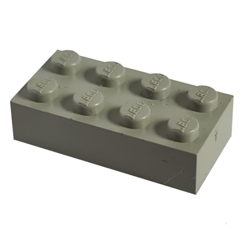 Modulex Brick 2 x 4 with LEGO on Studs