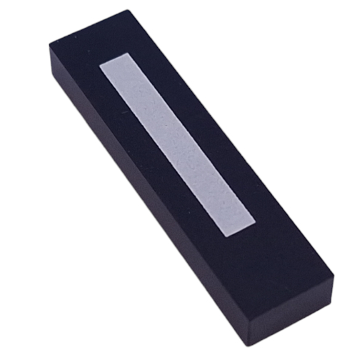 Modulex Tile 2 x 8 without Internal Support with White 'I' print