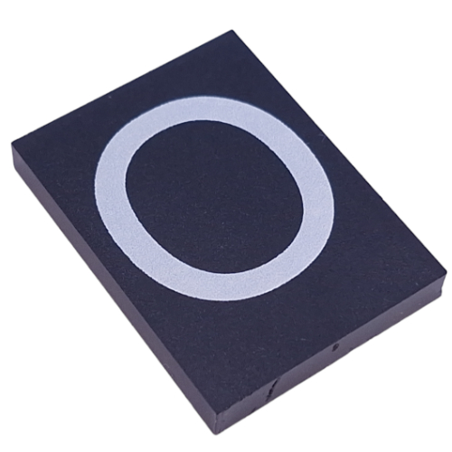 Modulex Tile 6 x 8 without Internal Support with White 'O' print