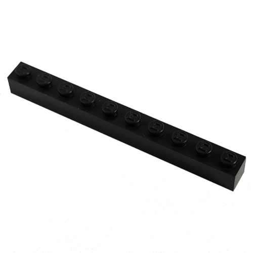 Modulex Brick 1 x 10 with M on Stud